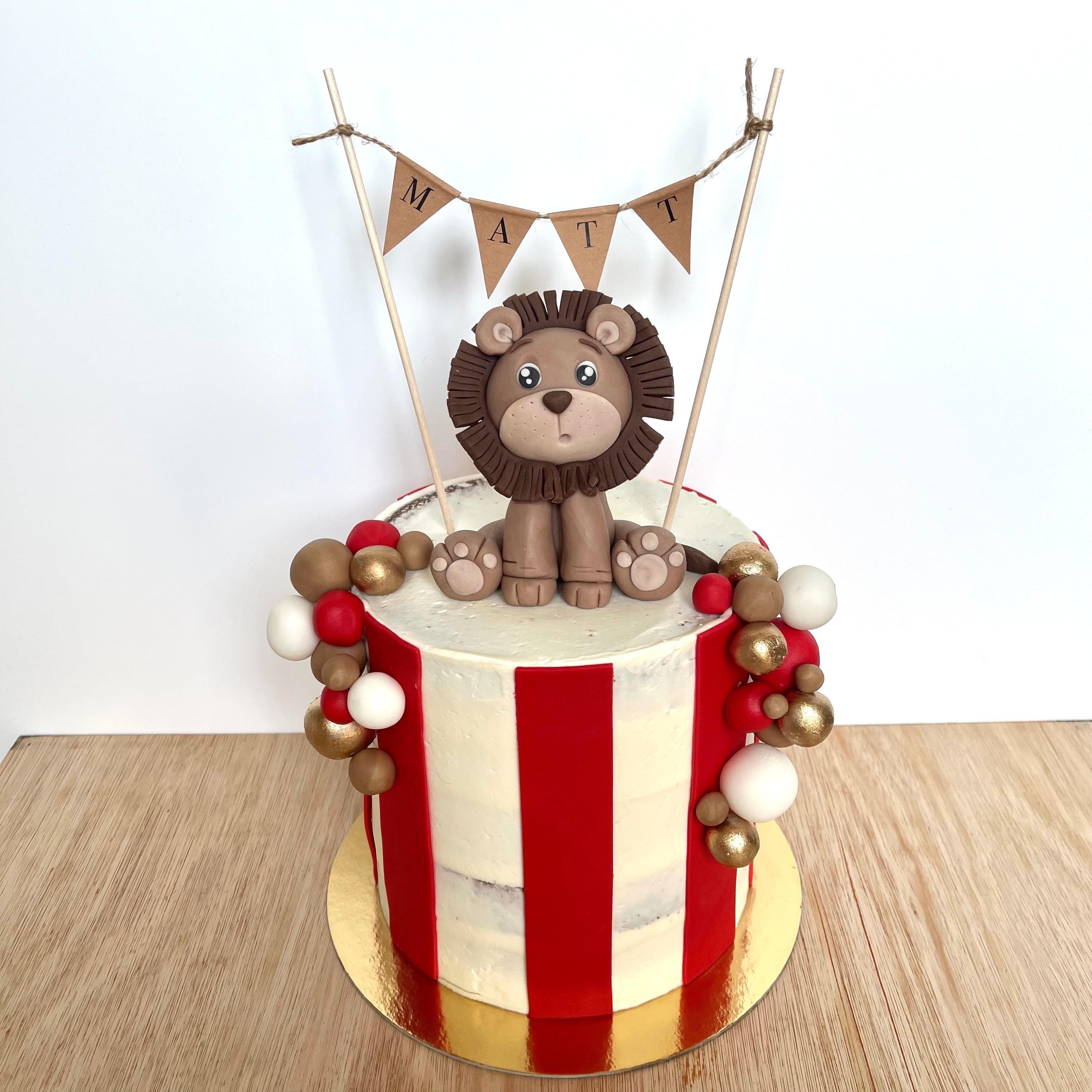 gateau cake design theme cirque