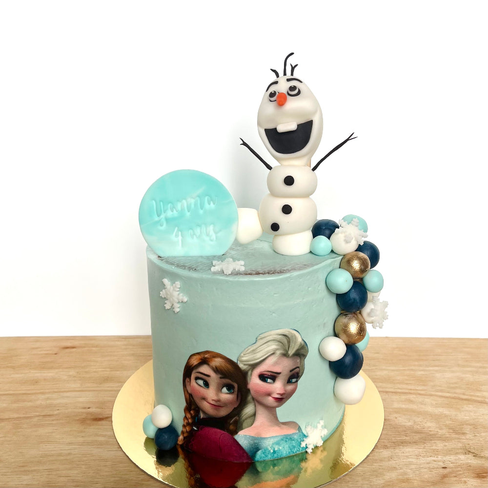 gateau naked cake theme renne des neiges