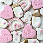 Lot de 10 sablés Baby Girl lesdelicesdecaro