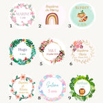 Lot de 10 sucettes personnalisées lesdelicesdecaro